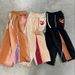 Versatile High Waist Drawstring Wide Leg Sweatpants Khaki Autumn Winter High Street Hip Hop Trend Casual Contrast Color Men Women Bottoms_ecoleips.com