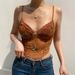 Cross Border Trendy Niche Specialty Printed Mesh Mesh Chest Tank Top For Hot Girls To Wear Outside_ecoleips.com