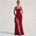 Women's Style Evening Dress Long Skirt Sexy Suspenders Backless High Slit Summer Fashion_ecoleips.com