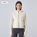 Aria Basics New Warm Fleece-Lined Sweatshirt For Women, Hooded Half-Zip Loose Yoga Wear, Fitness Sports Jacket DAW139_ecoleips.com