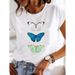 Summer European And American Cross-border Foreign Trade Wholesale T-shirts, Round-neck Casual Plus-size Loose_ecoleips.com