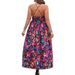 2026 Summer Deep V-Neck Floral Dress With Backless Design For Women_ecoleips.com