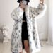 Luxury Faux Fur Coat For Women - Long Sleeve, Plus Size, Fox Fur Design, Elegant & Stylish Winter Outerwear_ecoleips.com