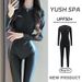 Aria Basics Snorkeling Surfing Diving Suit Women's One-piece Sleeve Long Pants Sun Protection Quick-dry Swimsuit Conservative Hot_ecoleips.com