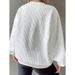 Women's Autumn And Winter Letter-Tipped American Round-Neck Ribbed Mid-Shoulder Sweatshirt_ecoleips.com