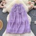 Women's Clothing Temperament Hollow Lace Embroidery Hook Flower Skirt For Women With High Sweet And Versatile Holiday Style Fairy Skirt_ecoleips.com