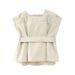 Women's Clothing Summer New Celebrity Slim Pleated Top Lace Waist Skirt Suit_ecoleips.com