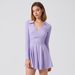 Anti-light Tennis Suit Sports Leisure Breathable Fitness Long-sleeved Yoga Suit_ecoleips.com