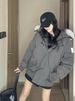 girl 2025 Winter New Korean Style Couple Down Cotton Jacket For Women, Thickened, Petite, American Retro Parka_ecoleips.com