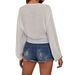 2025 Cover-Up Solid Color Bikini Beach Shirt For Women_ecoleips.com