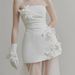 Women's Clothing Dress Birthday Party Little White Dress Get A Certificate Photo Travel Short Tube Top Light Wedding Dress_ecoleips.com