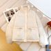 girl Girl Down Jacket Trendy College 2025 Thickened New Stand Collar Student Popular Cotton Coat Women Winter Short Style_ecoleips.com