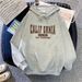 Ins Super Hot Sweatshirt Women Spring And Autumn Plus Velvet Loose Tide Student All-Match Long Sleeve With_ecoleips.com