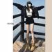 Black Denim Shorts For Women, 2024 Spring/summer New Style, High-waisted, American-style, Sexy, Bodycon, Versatile_ecoleips.com