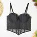 Women's Clothing Design Mesh Lace Beautiful Back Underwear Outer Wear Sexy Hot Girl Anti Exposure Tube Top Female Thin_ecoleips.com
