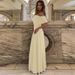 Women's Slim Fitting off Shoulder Strapless Dress European American Style Summer New Arrivals Fashionable Elegant Solid Color Waist Cinching_ecoleips.com