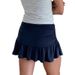 Mini Skirt for Women Sexy Bodycon Low Waisted Ruffled Short Fashionable Versatile Spring/Summer European American Style_ecoleips.com