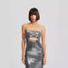 Glitter Strapless Bodycon Dress For Women - Sexy Clubwear With Slim Fit, Sparkling Sequins, And Comfortable Stretch Fabric_ecoleips.com