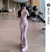 MUZI New Three-Button Yoga Vest Top For Women, High-Waisted Hip-Lifting Flared Pants Two-Piece Set_ecoleips.com