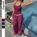 DiYun Cross-Border European American Y2K Halter Neck Tank Top And Sports Long Pants Set Women's Clothing 2026 Summer_ecoleips.com