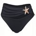 Women's European American Style Starfish Two Piece Swimsuit Long Dress Three Piece Bikini Huludao_ecoleips.com