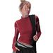 designer Half-high Collar Base Layer T-shirt, European And American Women's Clothing, Tight-fitting,_ecoleips.com