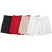 Suitable For All Seasons 2025 Summer New Women's Fashion Casual Linen Blend Drawstring Shorts B4-8914_ecoleips.com