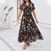 DiYun European And American Women's Clothing 2024 Spring/Summer Foreign Trade Elegant Casual Printed_ecoleips.com