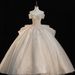 Off The Shoulder Petite Wedding Dress French Style High End Texture Train Princess Style Bridal Main Dress_ecoleips.com