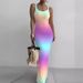 Bestseller 2024 Summer New Style Cross-Border Hot-Selling White Strap Slim Fit Long Dress_ecoleips.com