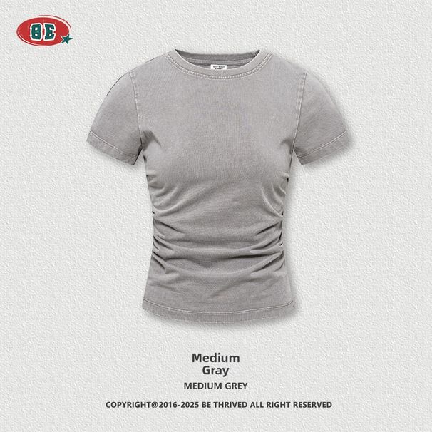 Women's Clothing Summer Straight Skirt Temperament Suit Heavy Duty Ribbon Splicing T-Shirt American Style High-End Feeling_ecoleips.com