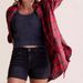 Women's Flannel Shirt With Fringe Detail, Oversized Plaid Long Sleeve Top, Fall Fashion Loose Fit Casual Blouse_ecoleips.com