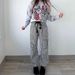 Women's Casual Fashion Loose Striped Straight Leg Trousers_ecoleips.com