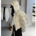 girl Short Down Cotton For Women 2025 Winter New American Style Puffer Jacket Design High-end Hooded Coat_ecoleips.com