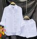 Women's Large Size Cotton Linen Shirt Casual Loose Temperament Leisure Style Solid Color Spring Autumn Fashion Age-Reducing Shorts Set_ecoleips.com