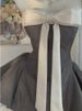 Summer New Vintage Elegant Woman Dress Strapless Bow Patchwork High Waist Puffy Mini Dress Female French Chic Sexy Outfits 2025_ecoleips.com