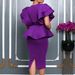 Women's Clothing Women's Fashion Elegant Ruffle Slim Dress Ladies Dress_ecoleips.com