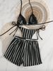 Aria Basics 2026 New European And American Foreign Trade Mesh 3-Piece Tie-Up Bikini Set Multi-Color Women's Swimsuit Manufacturer_ecoleips.com