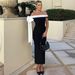 European And American Women's Fashion 2024 Autumn/Winter New Style Fashionable Sexy Off-Shoulder Ribbon Slim Fit Elegant_ecoleips.com