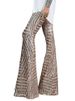 K Flared Pants With Sequins, Elegant Temperament, Slim Fit Straight Leg Wide Leg Pants_ecoleips.com