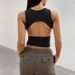 Women's Clothing Solid Color Tight Short Sleeveless Vest Top_ecoleips.com