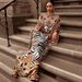 independent Site New Women's Clothing Middle Eastern Printed Dress Muslim Plus Size Loose Robe Mp-597_ecoleips.com