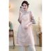 This New Chinese-Style Five-Sleeved Short-Sleeved Mid-Length Cotton And Linen Top Is Versatile For Summer And Features A_ecoleips.com