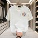 Men's Trendy Brand Short Sleeved T-Shirt 100% Pure Cotton Loose Fit Plus Size Exclusive Creative Printed Top For Men_ecoleips.com