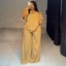 European And American Cross Border Women's Clothing 2025 Summer New Casual Loose V Neck Striped Short Sleeved Top Wide Leg Trousers Suit_ecoleips.com