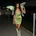 Women's Elegant Sexy Halter Top Mini Dress Fitted Waist Embroidered Trim Vacation Style_ecoleips.com