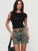 Streetwear Denim Cargo Pants For Women - Straight Leg Washed Jeans | Mid Rise | Utility Pockets | Light Blue, Dark Blue, Vintage Wash | S/M/L/XL_ecoleips.com