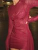New 2025 Solid Color Mesh Beach Dress European And American Sexy Style Two Colors Available for Women's Swimwear_ecoleips.com