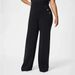 Women’s Clothing High Elastic Button Wide Leg Slim Pants Leggings_ecoleips.com