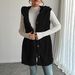 Double-Sided Fleece Hooded Cardigan Vest For Women – Solid Color Casual Zip-Free Open Front Coat – Cozy Winter & Fall Layering Piece – S-XXL_ecoleips.com